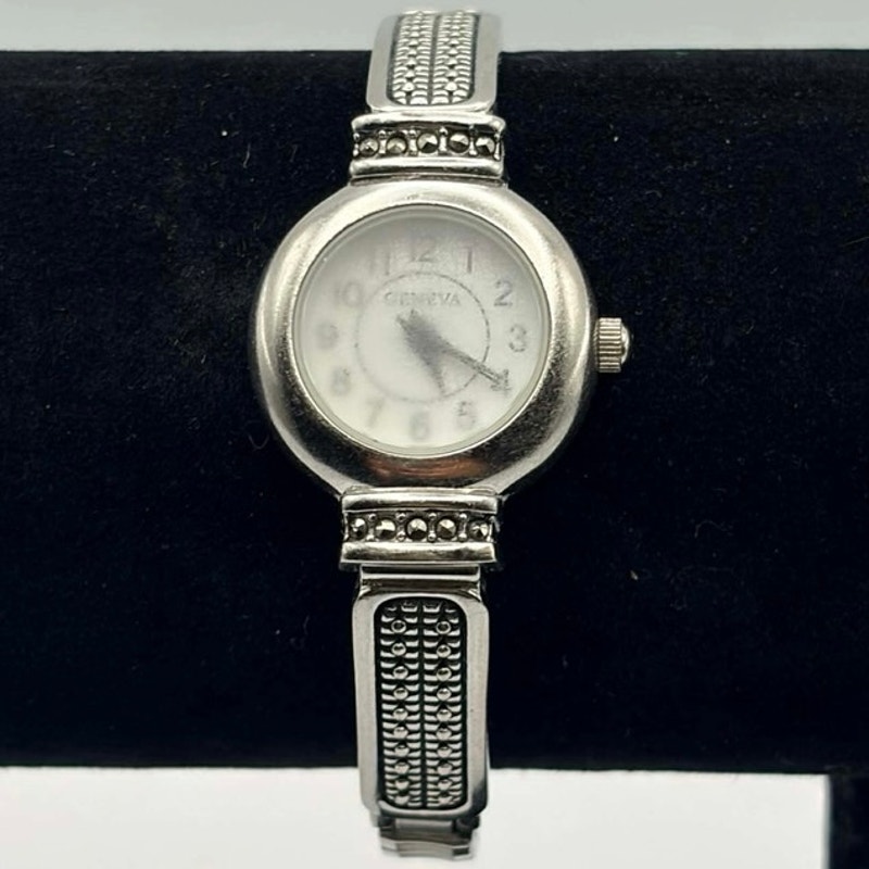 Vintage Silver Geneva Watch